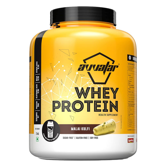 Avvatar WHEY Protein | 2Kg | Malai Kulfi Flavor