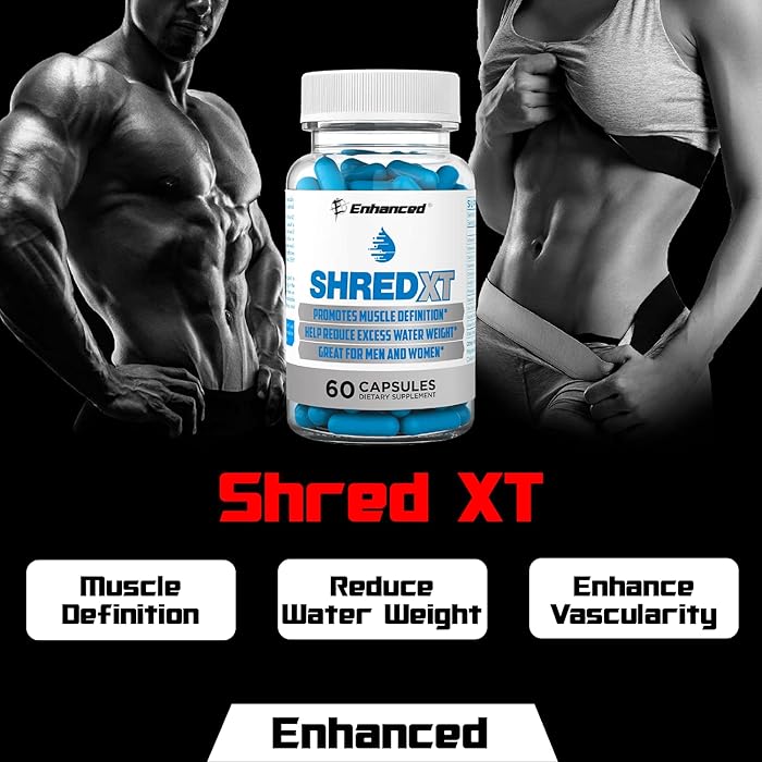 Enhanced Athlete Shred XT - Performance Diuretic Supplement 60 Capsules